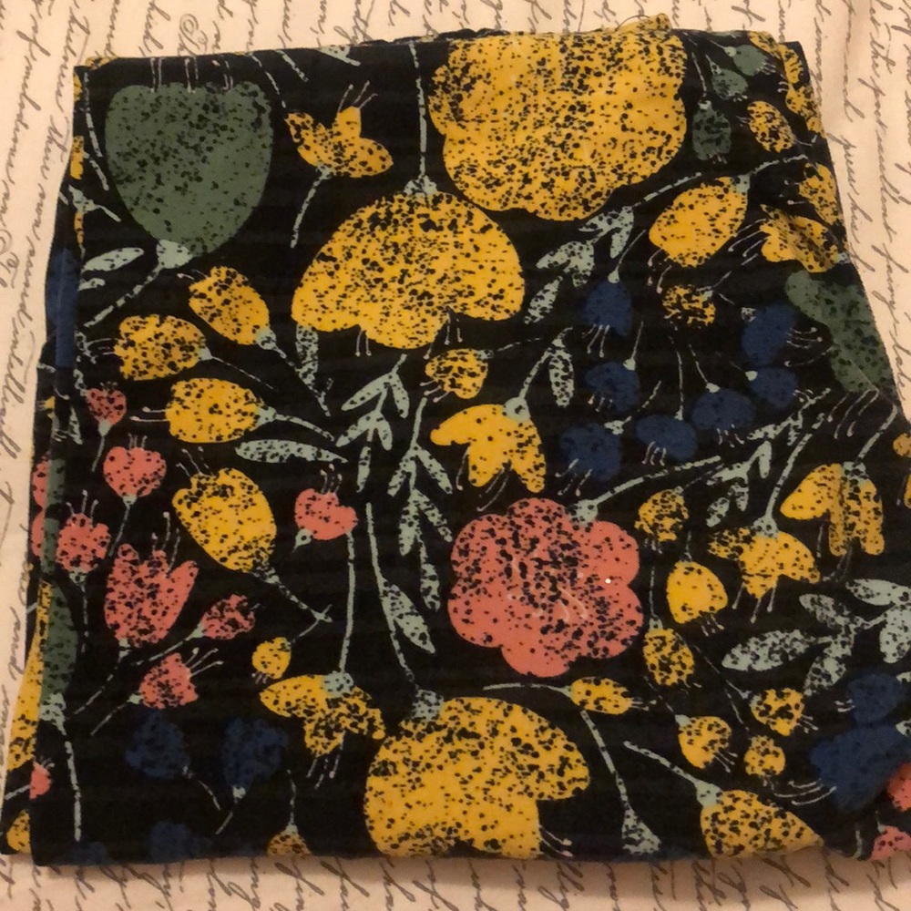 💜2 for24 LuLaRoe tc leggings flowers plus vintage